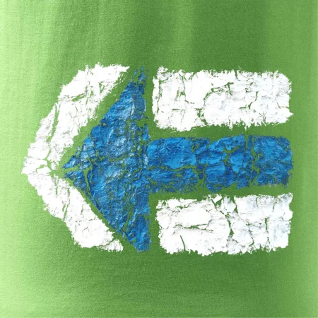 Párová turistická značka modrá