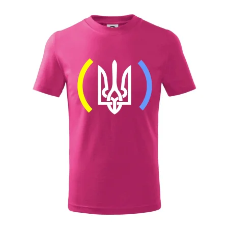 Ukrajina trojzubec s farbami