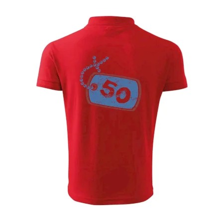 50 na krku štítok