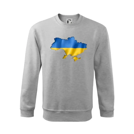 Ukrajina vlajka mapa