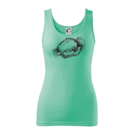 Rukavice kreslené na šírku