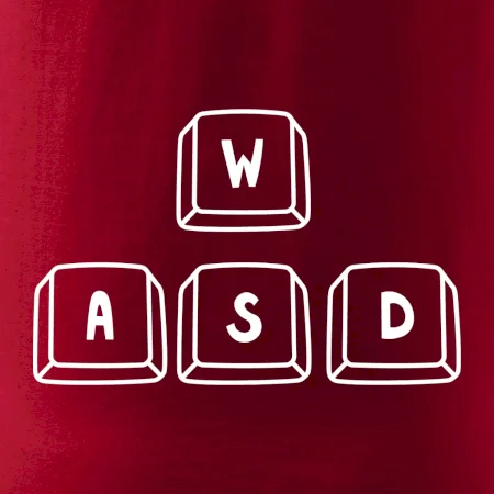 WASD klávesy - prso