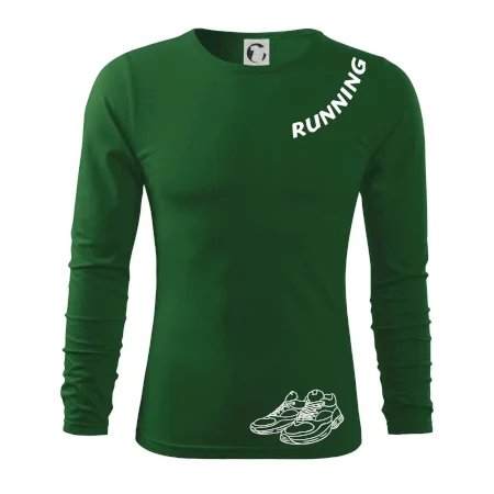 Running nápis šikmo