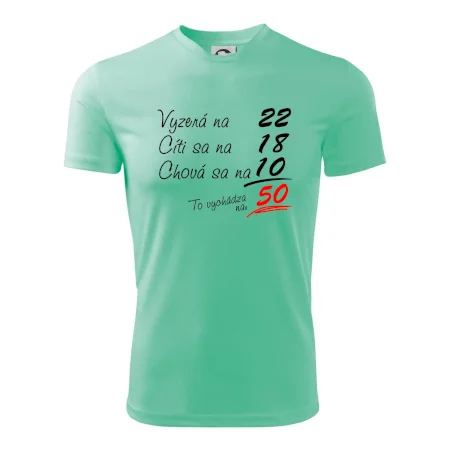 Vyzerá, cíti sa, chová sa - 50 rokov