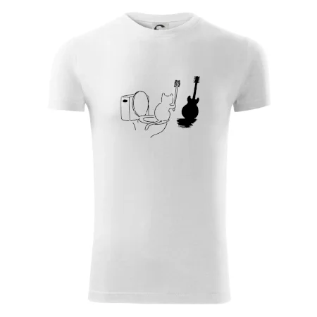 Mačka a gitara WC