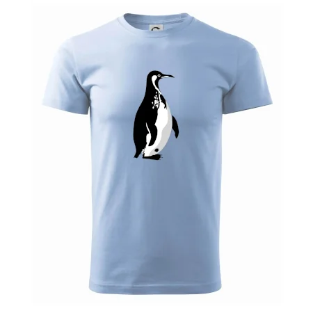 Tučniak čiernobiely z boku