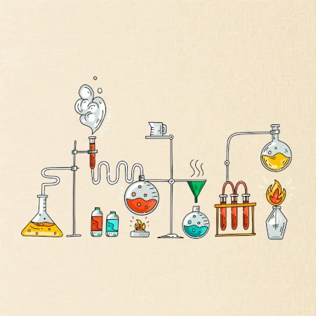 Chemická aparatúra farebná