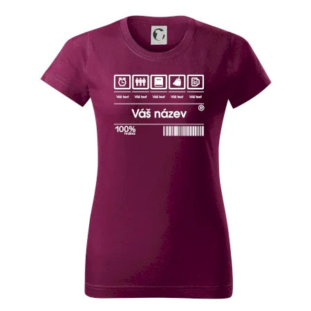 Čárový kód - Vlastní text
