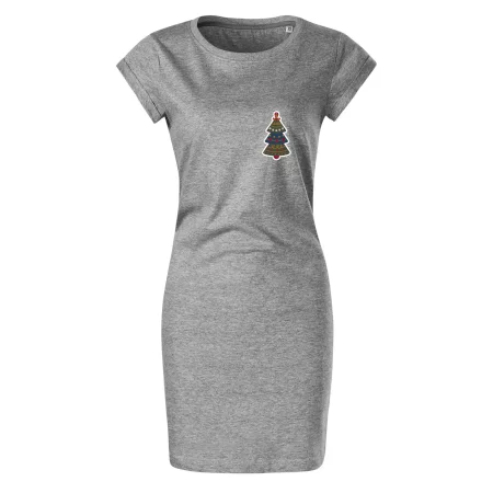 Folklór na prsníku vianočný stromček