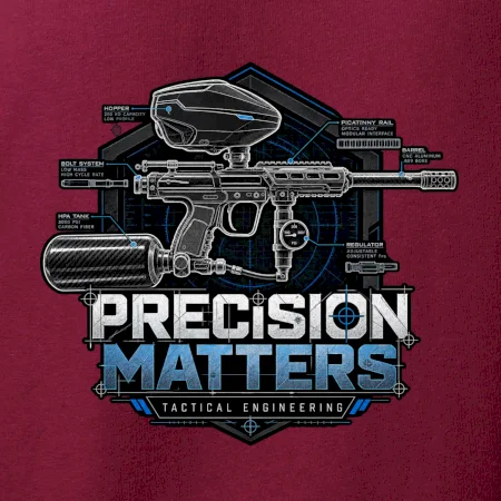 Technický nákres – presnosť je dôležitá paintball