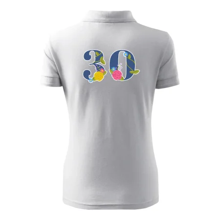 Kvetinové číslo kreslené - 30