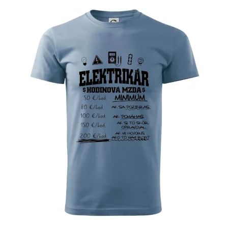Hodinová mzda elektrikár