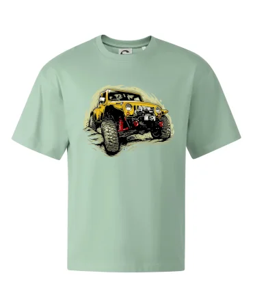 Žltý offroad s navijakom