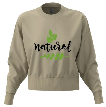 Natural - nápis v listoch