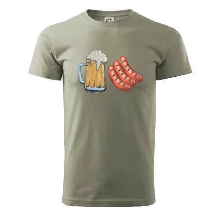Pivo a klobása