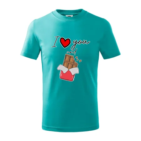 I love you and chocolate