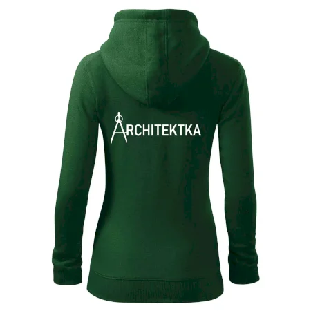 Architektka nápis
