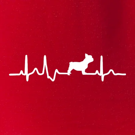EKG Francouzský buldoček z boku