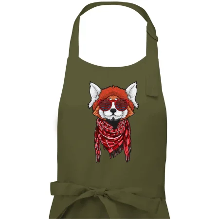 Červená panda hipster