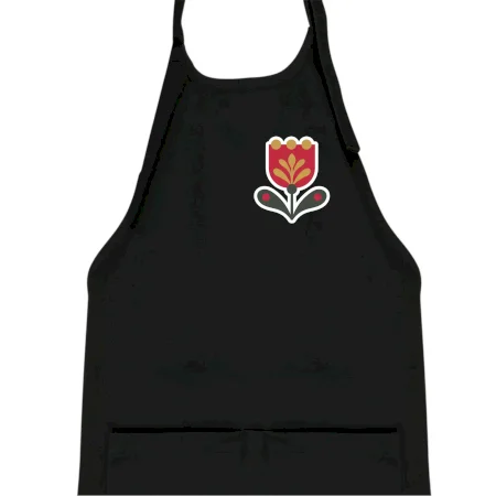 Folklór na prsníku tulipán