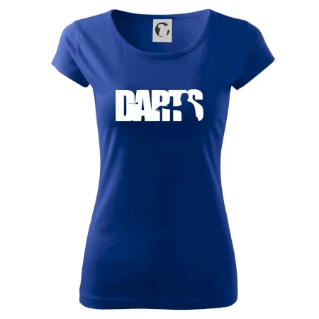 Darts - nápis so šípkarom