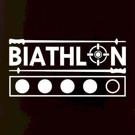 Biathlon terč a hůlky