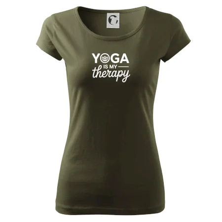 Yoga Is My Therapy nápis