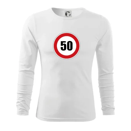 Dopravná značka - obmedzenie rýchlosti 50