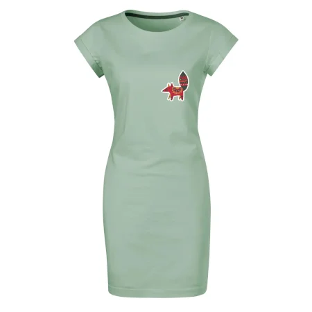 Folklór na prsníku líška