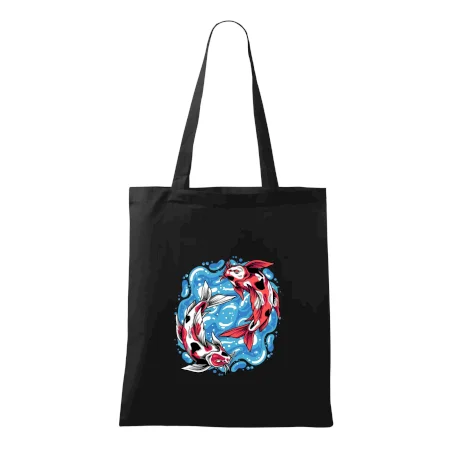 Yin & Yang Koi kapor - červený