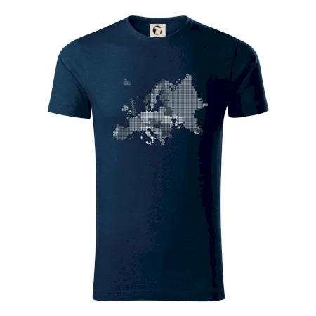 Mapa Európy - srdce v Ukrajine