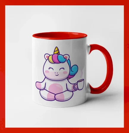 Yoga - jednorožec káva