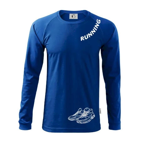 Running nápis šikmo
