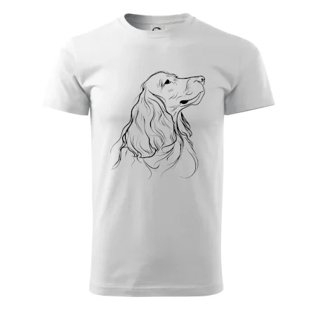 Anglický kokeršpaniel čierna kresba