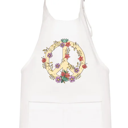 Peace symbol pieskový