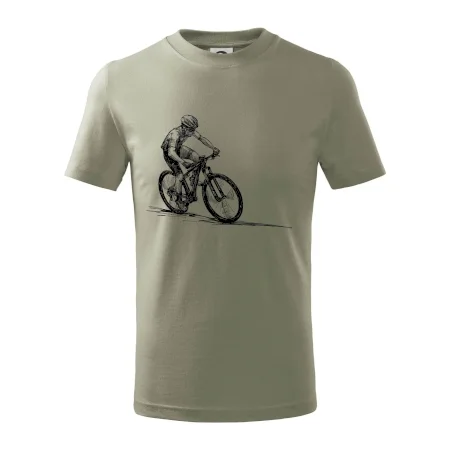 MTB kreslený cyklista