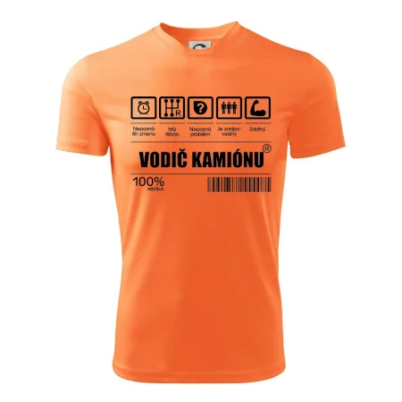 Čiarový kód - Vodič kamiónu