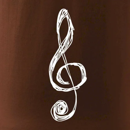 Husľový kľúč kreslený