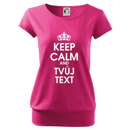 Keep calm - váš text