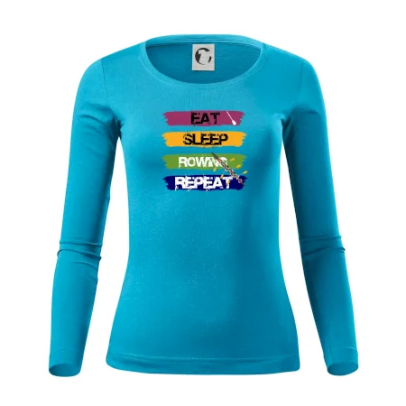 Eat sleep rowing repeat farebné