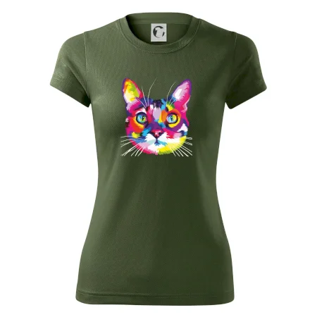 Mačka dúhová hlava