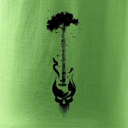 Gitara strom a lebka