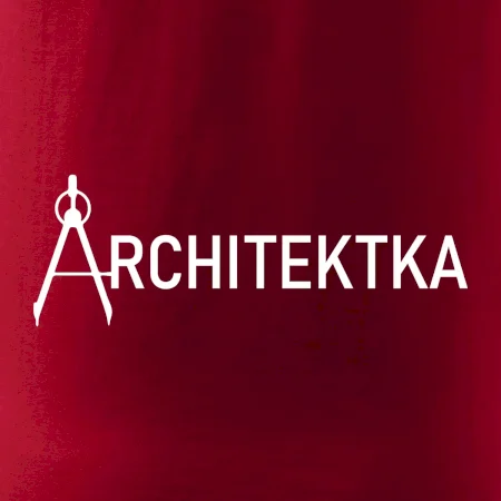 Architektka nápis