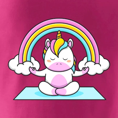 Yoga jednorožec - dúha