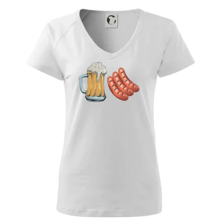 Pivo a klobása