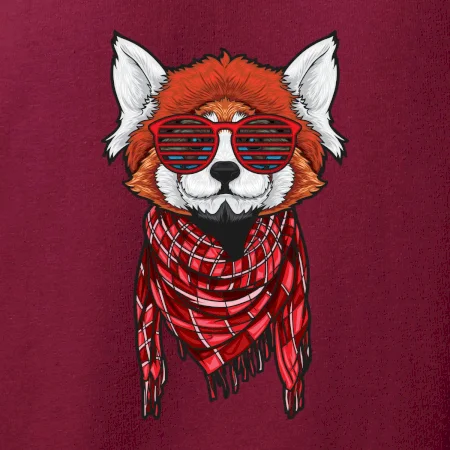 Červená panda hipster