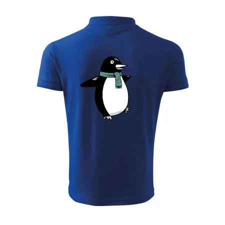 Tučniak so zeleným šálom