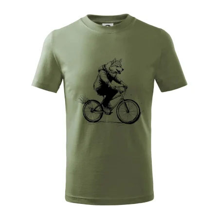 Vlk na bicykli