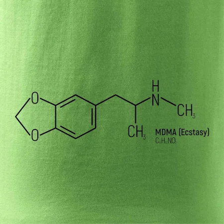 Molekulárna štruktúra MDMA Extáza