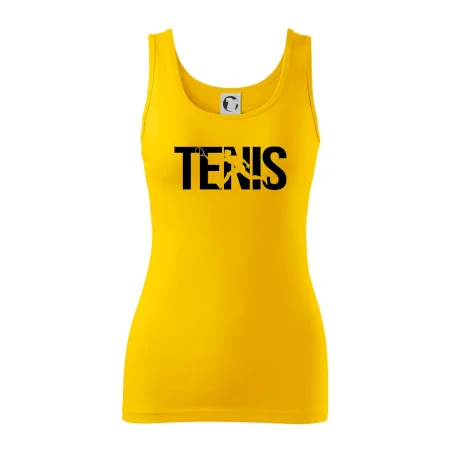 Tenis nápis silueta